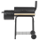 Beliani Charcoal BBQ Grill SATAH with Smoker Metal Black 4