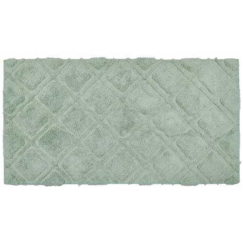 Beliani Rug HATAY Light Green 80 x 150 cm Cotton 1