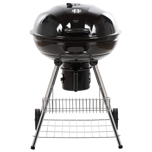Beliani Charcoal BBQ Grill MARAPI Metal Black 1