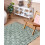 Beliani Rug KARS Green 160 x 230 cm Cotton 2