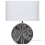 Beliani Table Lamp KHERLEN Ceramic Silver 5
