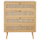 Beliani 4 Drawer Chest PEROTE Rattan Light Brown 5