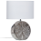 Beliani Table Lamp KHERLEN Ceramic Silver 4