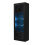 Display Cabinet 170cm Illume - Black with Gloss Doors and LED Lights 9