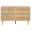 Beliani 6 Drawer Chest PEROTE Rattan Light Brown 7
