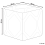 Beliani Pouffe ROJHAN Cotton Blue 3