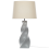Beliani Table Lamp BELAYA Ceramic Grey 4