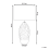 Beliani Table Lamp ATABA Ceramic Turquoise 3