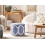 Beliani Pouffe ROJHAN Cotton Blue 2