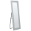 Beliani Standing Mirror LOCRONAN 150 cm Faux Leather Light Grey 5