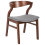 Beliani Set of 2 Dining Chairs MAROA Wood Light Grey 2