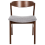 Beliani Set of 2 Dining Chairs MAROA Wood Light Grey 3