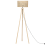 Beliani Floor Lamp PENTON Rattan Natural 4
