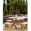 Beliani Garden Stool OLBIA Concrete White 2