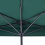 Beliani Half-Round Parasol 270 cm GALATI Green 5