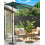Beliani Half-Round Parasol 270 cm GALATI Green 2