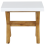 Beliani Garden Stool OLBIA Concrete White 6