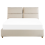 Beliani Ottoman Bed BATILLY Velvet Light Beige 140 x 200 cm (EU Double) 5