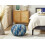 Beliani Pouffe CONRAD Cotton Blue 2