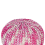 Beliani Pouffe CONRAD Cotton Pink 3