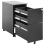 Beliani Storage Unit BOLSENA Metal Black 4