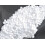 Beliani Bean Bag 300 L FUZZY EPS 10 cm 60 cm White 2