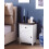 Beliani 1 Drawer Bedside Table LAYOLA White 2