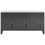 Beliani Storage Unit CARDIFF Metal Black 4