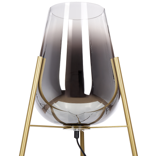 Beliani Floor Lamp MENA Metal Gold 1