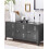 Beliani Storage Unit CARDIFF Metal Black 2