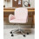 Beliani Desk Chair PRIDDY Velvet Pink 4