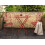 Beliani Bistro Table Folding SCARIO 70 cm 70 cm Metal Red 2