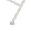 Beliani Bistro Table Folding STIFFE 70 cm 70 cm Metal White 6
