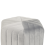 Beliani Pouffe MURIETTA Velvet Light Grey 4