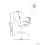 Beliani Desk Chair LABELLE Velvet Pink 7