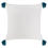 Beliani Throw Cushion TILIA 45 x 45 cm Cotton Blue Geometric Pattern 4