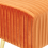 Beliani Upholstered Bench PATERSON Velvet Orange 7