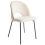 Beliani Set of 2 Dining Chairs COVELO Velvet Light Beige 3