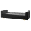 Beliani Sofa Bed 3 Seater ABERDEEN Velvet Black 3
