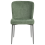 Beliani Set of 2 Dining Chairs ADA Fabric Dark Green 8