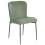 Beliani Set of 2 Dining Chairs ADA Fabric Dark Green 7