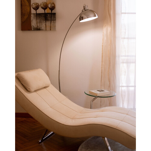 Beliani Floor Lamp DINTEL Metal Silver 1