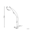 Beliani Floor Lamp DINTEL Metal Black 6