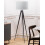 Beliani Floor Lamp STILETTO Metal Grey 2