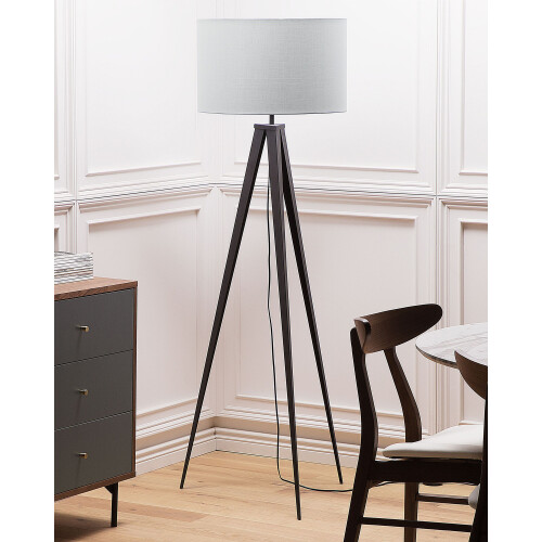 Beliani Floor Lamp STILETTO Metal Grey 1