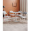 Beliani Set of 4 Folding Chairs SPARKS Metal Light Grey/ White 2