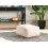 Beliani Pouffe MUKKI Cotton Beige 2