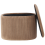 Beliani Storage Pouffe RICHLAND Velvet Beige 3