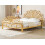 Beliani Bed Rattan FLORENTINE 180 x 200 cm (EU Super King) Light Brown 2