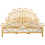 Beliani Bed Rattan FLORENTINE 180 x 200 cm (EU Super King) Light Brown 5